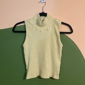 Big bud press Sleeveless turtleneck - butter yellow